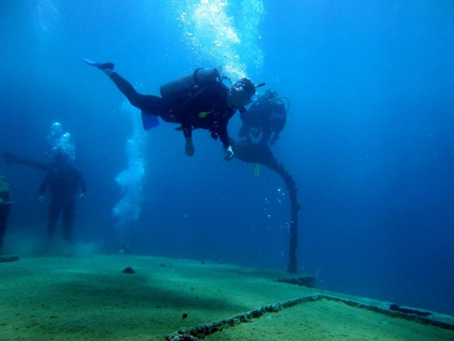 buceo en mar